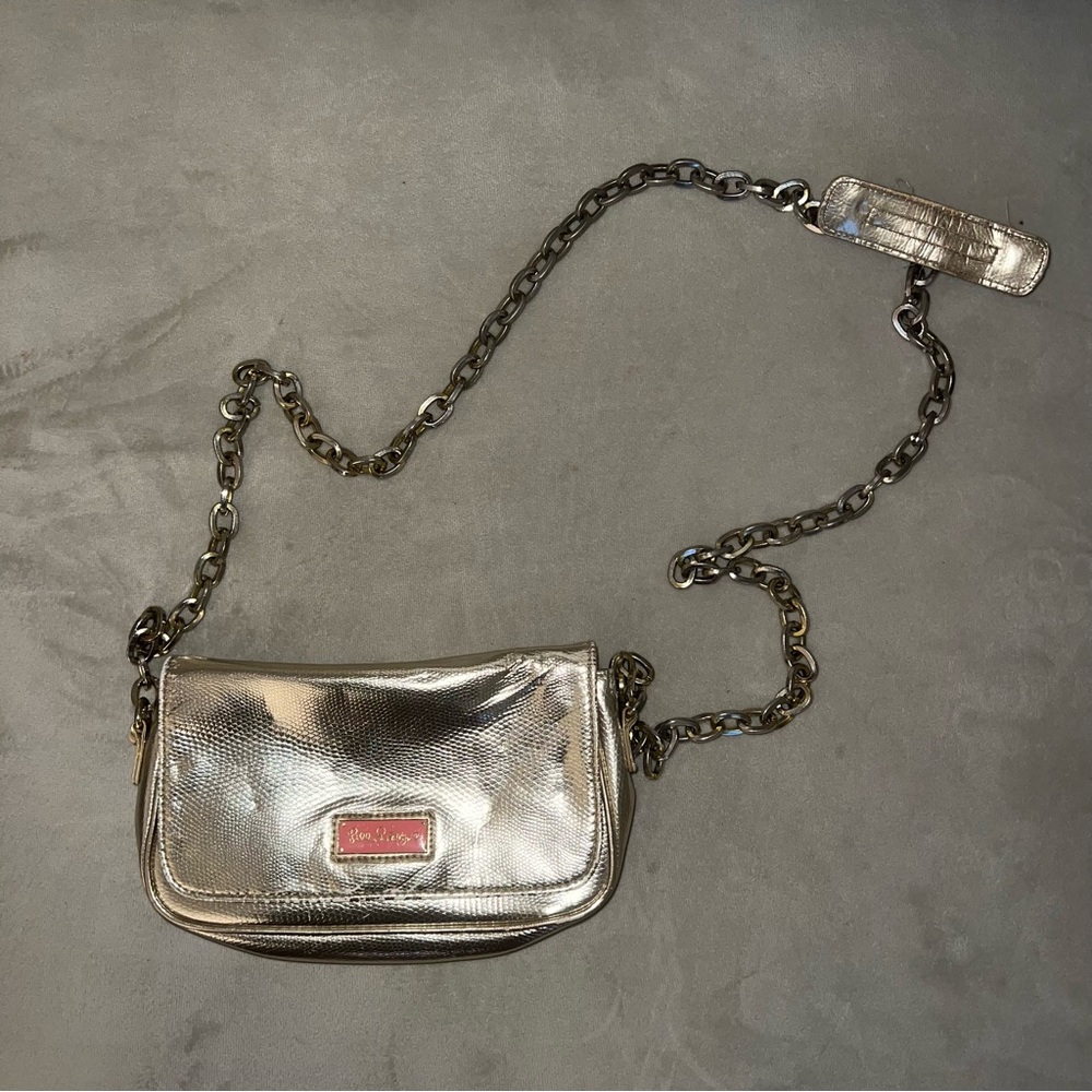 Lily Pulitzer Gold Chain Shoulder Bag